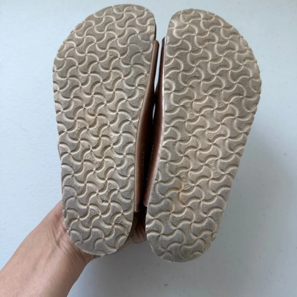 Rose Gold Birkenstocks Toddler Girl's 31